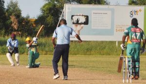 Former West Indies U-19 batsman played brilliantly in a losing cause at Everest. (Sean Devers photo)