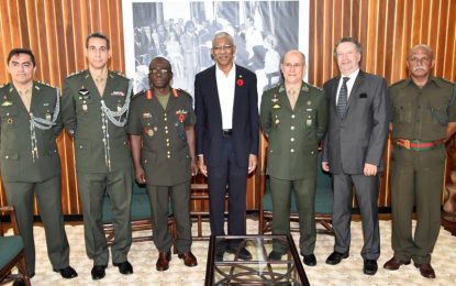 Brazilian Military Commander pays courtesy call on President