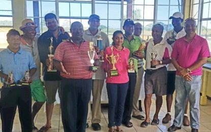 Team Jaipaul Suknanan & Joaan Deo win GYCANAM 2nd annual Golf Tourney