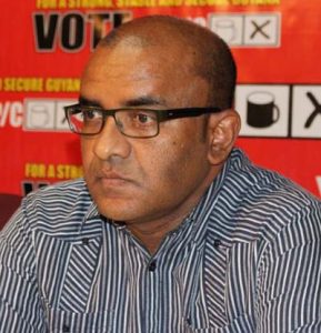 Opposition Leader, Bharrat Jagdeo 