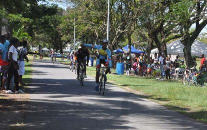 Defending Champions District six and 10 locked in keen tussle for cycling title