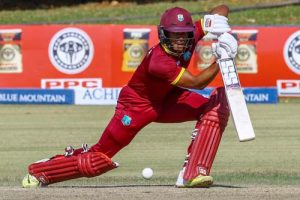 Shai Hope is one of the two batsmen to have scored hundreds in the tri-series © AFP