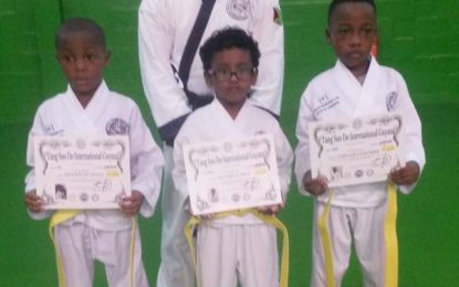 Tang Soo Do International Guyana youths excel in latest grading