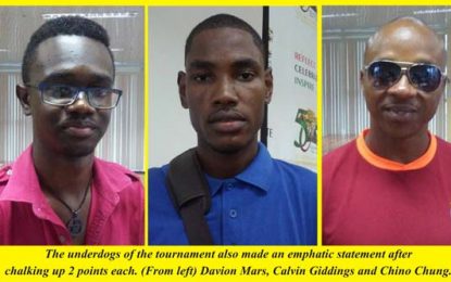 Guyana Chess Federation Senior National Qualifiers…Young brigade demonstrates early offensive in aggressive start to activities