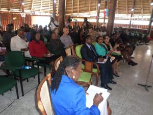 A section of the audience at the launch of the Report yesterday