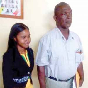 Mayor Carlton Beckles (r) and Deputy, Maxine Welch.