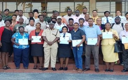 Frontline officials exposed to Trafficking in Persons training course