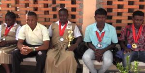 The outstanding cyclist’s displaying their trophies and medals won at Nationals.