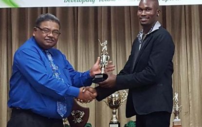 Guyanese Blyden voted best batsman for Evergreen SC of Trinidad