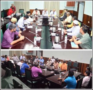 Representatives of the Hindu and Muslim organizations meeting the Opposition Leader on Wednesday for a new GECOM Chairman.