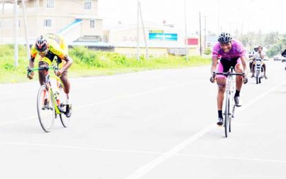 20th Cheddi Jagan Mem. 50-mile Cycle Road Race West Demerara Leg…Jamal John takes overall accolade; Dey, Niles and Bourne also win