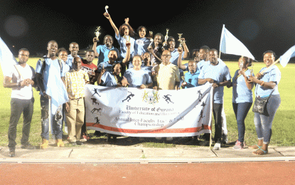 Faculty of Education and Humanities win UG Inter-Faculty Athletics Championships