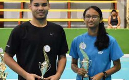 NSC Mashramani Badminton Tourney…Mangra and Ramdhani cops Men’s and Open Ladies Singles Titles   