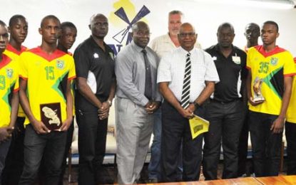 Thunderbolt Flour Power National U17s pay courtesy call on NAMILCO