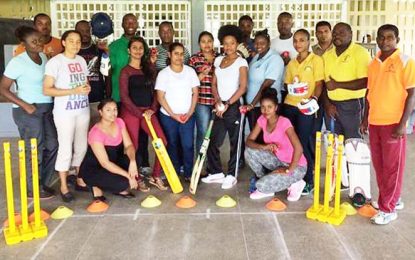 MOE/NSC host cricket coaching clinic at West Demerara