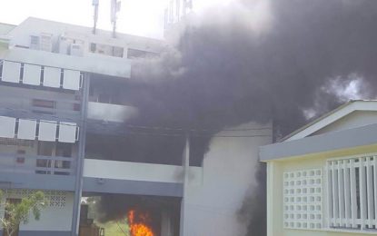Firefighters avert tragedy at UG as generator explodes