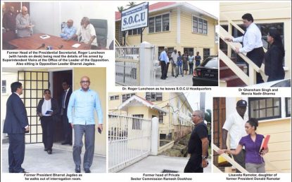Pradoville 2 investigations…Jagdeo, Luncheon arrested