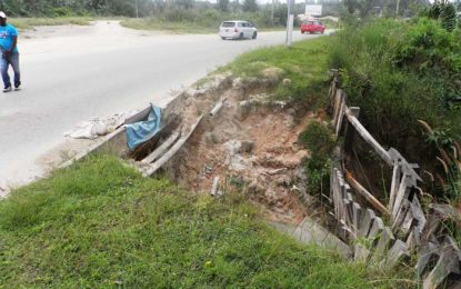 Severe erosion threatens Burnham Drive… again