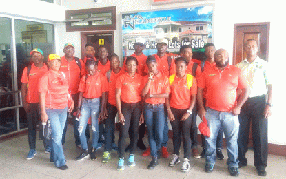 Athletics team depart for CARIFTA Games
