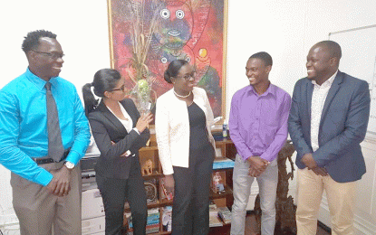 GCF executive pays Minister Henry courtesy call…Relays plans for inaugural Chess and Scholastic Centre