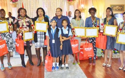RHTY&SC Cricket Teams and Scotiabank recognise Berbice Teachers