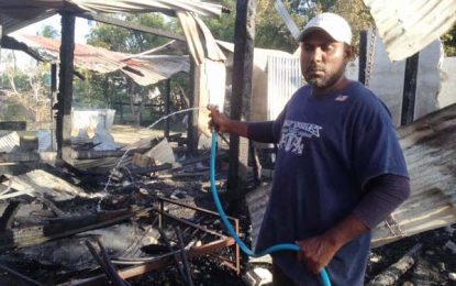 Port Mourant security guard loses home to fire