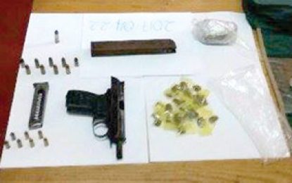 Mason held with gun, ammo