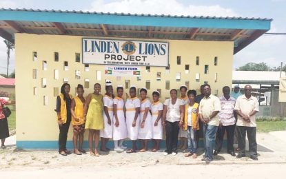 Lions, Linden Fund USA rehabilitate Hospital Bus Shed