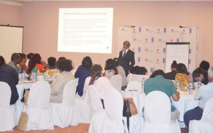 UNDP provides climate change training to regional journalists