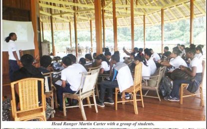 Rupununi students visit Iwokrama as part of Integrated Science research project