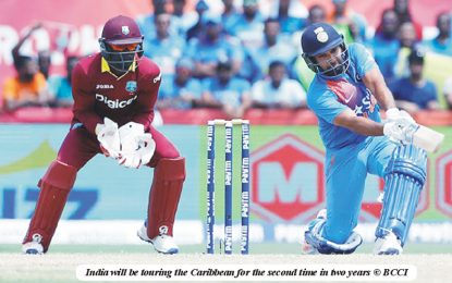 India to tour West Indies  right afterChampions Trophy