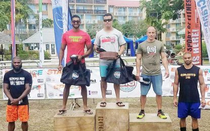 Barbados IslandFit Games 2017…Dillon Mahadeo takes silver behind T&T’s Mattheaus Otero