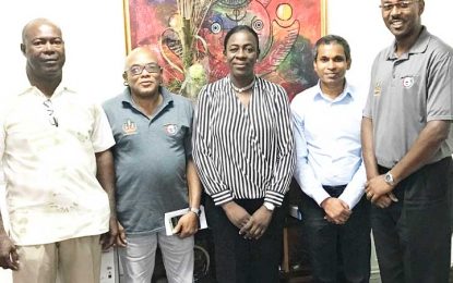 Minister Henry briefed on GuyanaNRA’s preparations for 150th Anniversary in October