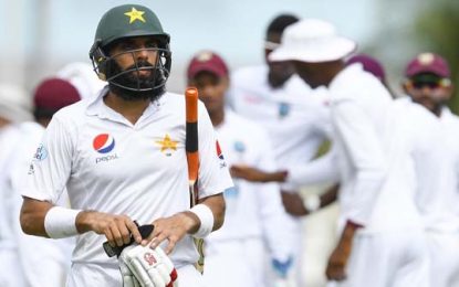 Daunting fourth day awaits Windies after Azhar, Misbah rally Pakistan