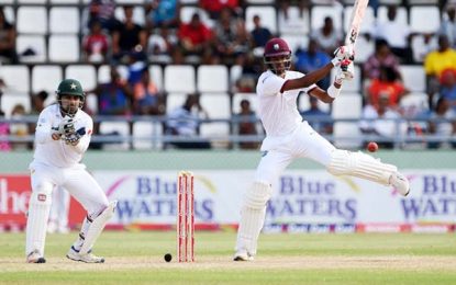 Chase leads fight but Windies stutter