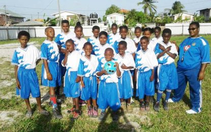 Samatta Point /Kaneville FC unveiled; receive uniforms from Roy Carrington & Associates