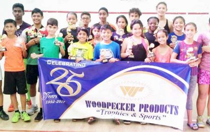 Woodpecker Products Ltd Junior National Squash Championships 2017…Shomari Wiltshire and Taylor Fernandes lead line of champions crowned