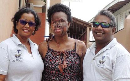 Acid attack victim begins journey to recovery