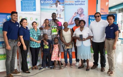 Lucky GTT customers win trip to Jamaica, new phones