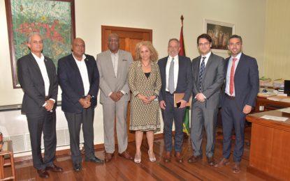 Harmon, Trotman host exploratory meeting on oil with EITI-IDB team