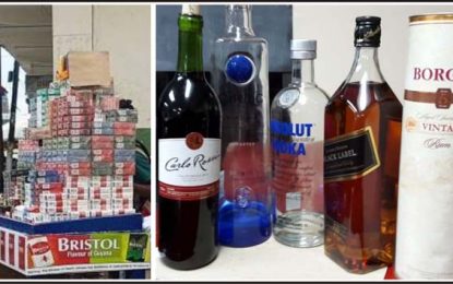 Smuggling clampdown…Imported cigarettes, liquor to be stamped