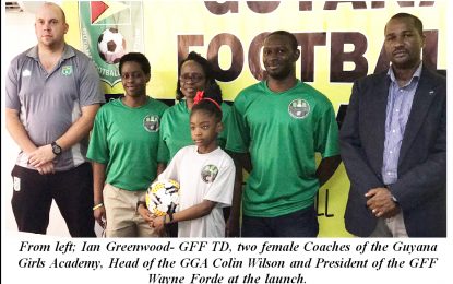 Guyana Girls Academy and football Camp launched