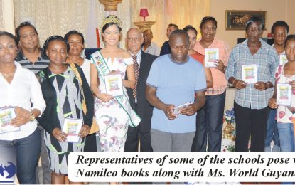 RHTY&SC Teams and Namilco launches  historic “Say No/Say Yes Exercise books”