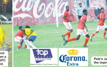 Top Brandz Corona Invitational Football… Pele & Santos in winners’ row, Riddim Squad & N/Rangers draw 1-1