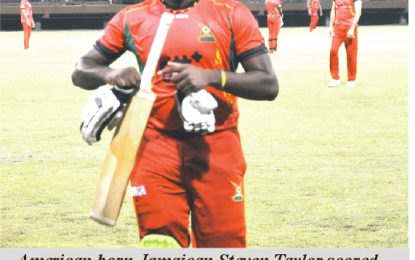CPL practice  match…  Taylor’s 60 spurs Select XI to win over Warriors