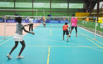 GBA & MOE Badminton School Vacation Camp …‘Six MOE Sports Camps across Guyana’ – Nicholas Fraser