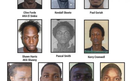 Bulletin issued for ten escapees