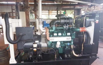 New standby generator procured for Mabaruma