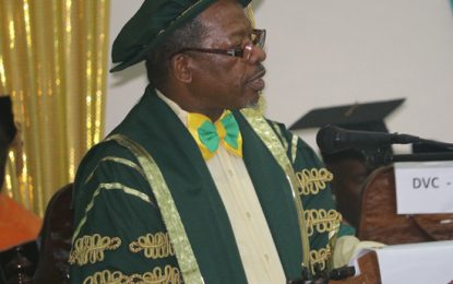 Professor Griffith officially installed as UG Vice Chancellor