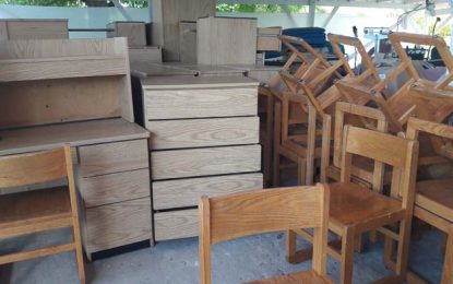 Education Department and Health Services benefit from furniture